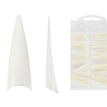Emmi-Nail Stiletto Boîte de 100 embouts naturels "long