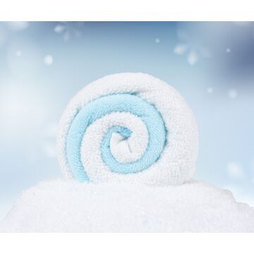 Bonbon Twist blanc/bleu Lingettes