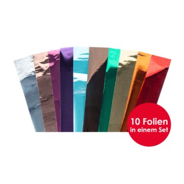 Emmi-Nail Feuilles de transfert brillantes 10 rouleaux