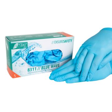 Gants en nitrile Blue Wave Taille S