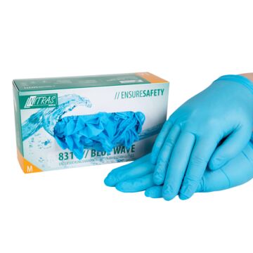 Gants en nitrile Blue Wave Taille M