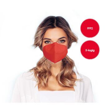 Masque de protection respiratoire FFP2 rouge *1 pc*