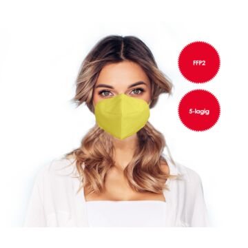 Masque de protection respiratoire FFP2 jaune *1 pc*