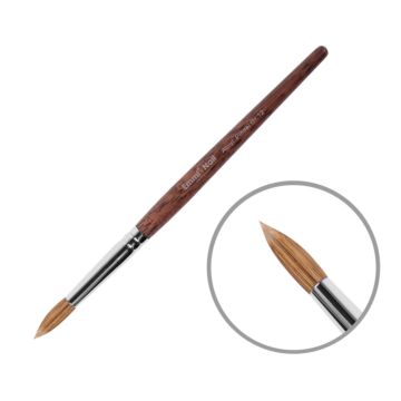 Emmi-Nail Pinceau acrylique taille 12, 100% cheveux humains