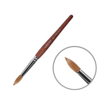 Emmi-Nail Pinceau acrylique taille 18, 100% cheveux humains