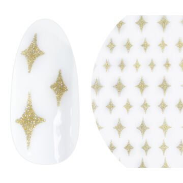 Emmi-Nail 3D Diamond Glitter Nail Sticker Or TwinkleStar
