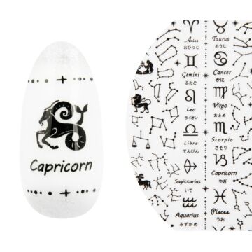 Emmi-Nail 3D Art Nail Sticker Zodiac Signs noir