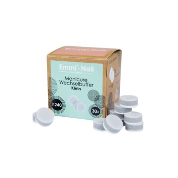 Emmi-Nail Manicure/Pedicure Tampon interchangeable petit 30 pièces -K240-