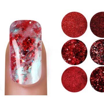 Emmi Nailart Powder-Set rouge