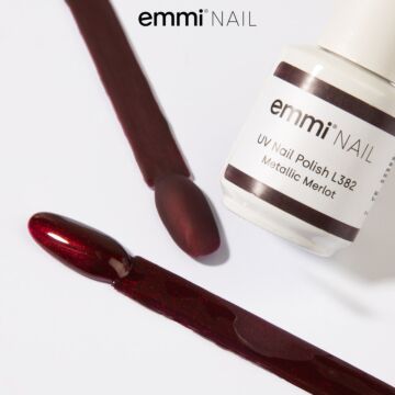 Emmi Shellac Vernis UV/LED Métallique Merlot -L382-