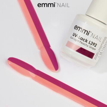Emmi-Shellac/ Vernis UV Sun Light Peachy Grape -L392-