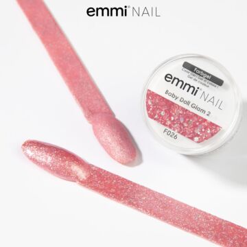 Emmi-Nail Gel de couleur Baby Doll Glam 2 5ml -F026-