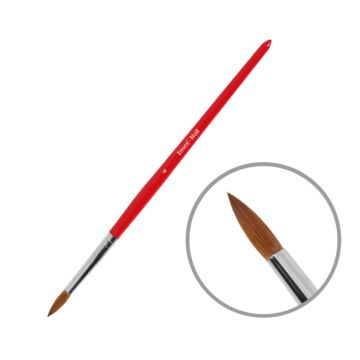 Emmi-Nail Pinceau acrylique taille 6, 100% cheveux humains
