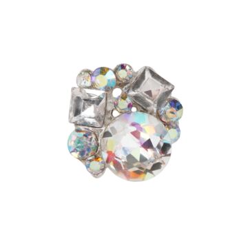 Broche Nail Charm Crystal AB
