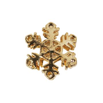 Nail Charm flocon de neige doré