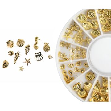Emmi-Nail Nailart présentoir coquillages or