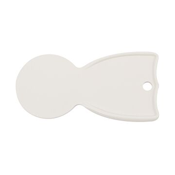 Jeton pour caddie blanc vierge