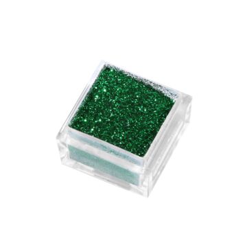 Poudre à paillettes verte