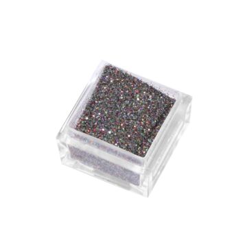 Poudre à paillettes argent hologramme