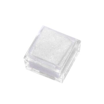 Poudre à paillettes blanche