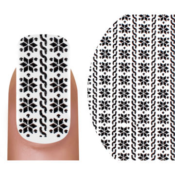 Emmi-Nail 3D tatouage hiver noir
