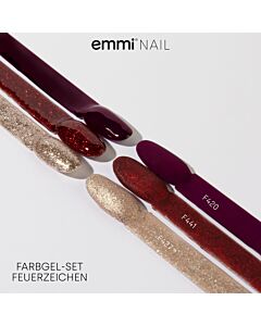 Set de gel de couleur "Signe de feu
