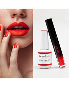 Shellac + rouge à lèvres "Emmi Red