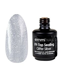 Emmi-Nail UV/LED-Top Sealing Glitter *argenté* 14ml