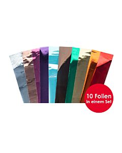 Emmi-Nail Feuilles de transfert brillantes 10 rouleaux