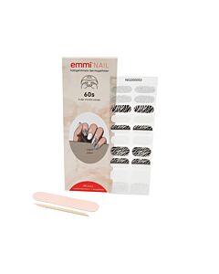 Emmi-Nail Gel Films pour ongles Zebra 20pcs.