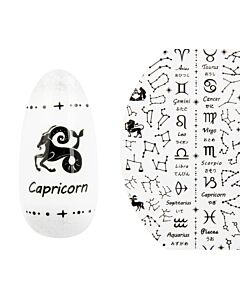 Emmi-Nail 3D Art Nail Sticker Zodiac Signs noir